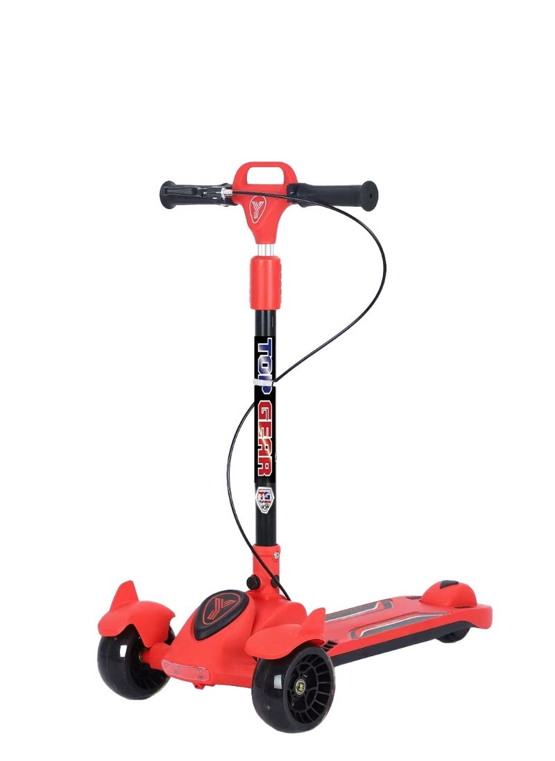 Top Gear Top Gear Kids Kick Scooter TG 699 – Lightweight Foldable Design - Red  - Image 1