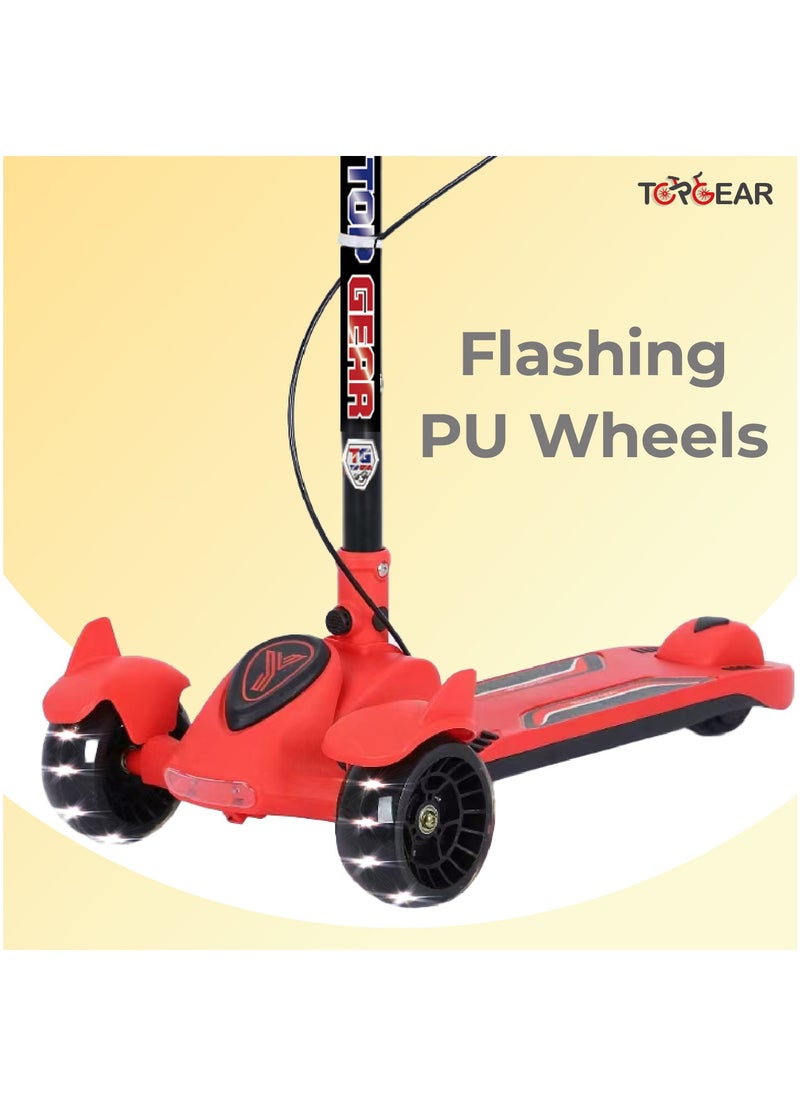 Top Gear Top Gear Kids Kick Scooter TG 699 – Lightweight Foldable Design - Red  - Image 2