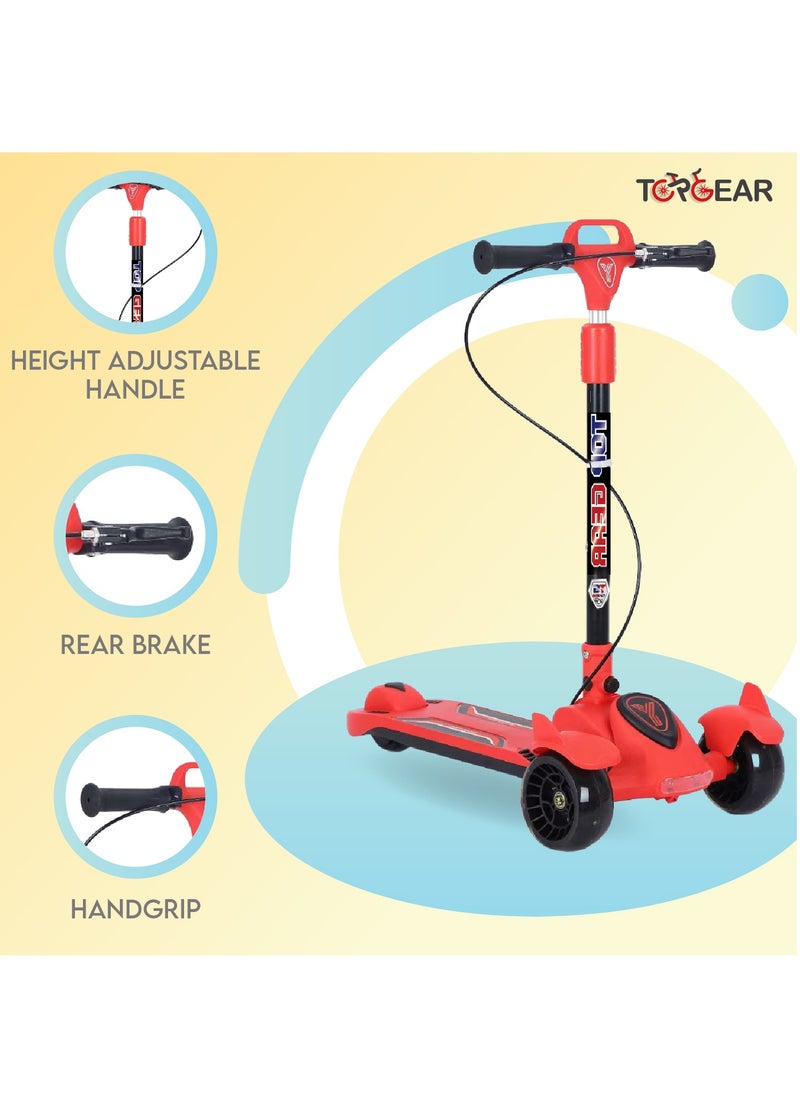 Top Gear Top Gear Kids Kick Scooter TG 699 – Lightweight Foldable Design - Red  - Image 3
