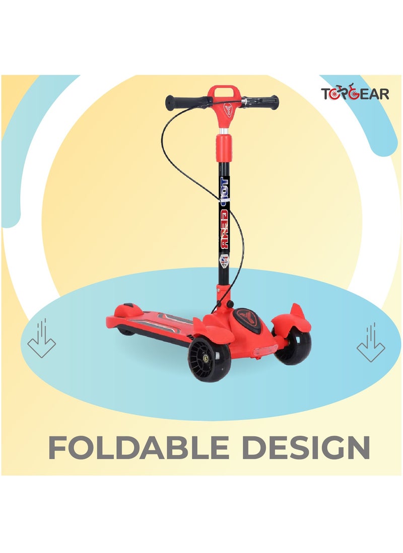 Top Gear Top Gear Kids Kick Scooter TG 699 – Lightweight Foldable Design - Red  - Image 4