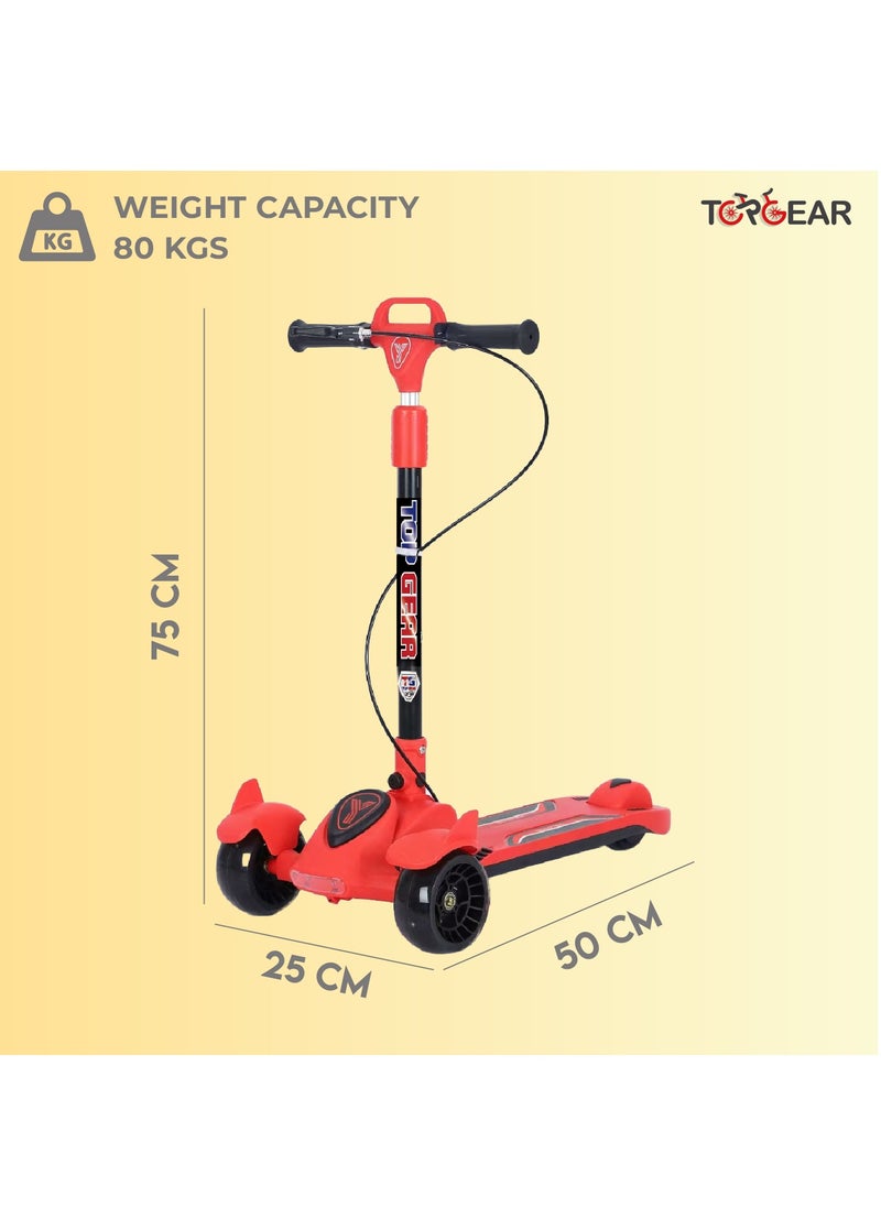 Top Gear Top Gear Kids Kick Scooter TG 699 – Lightweight Foldable Design - Red  - Image 5