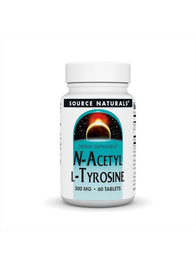 Source Naturals مكمل غذائي N-أسيتيل L-تيروسين - 60 قرص - Image 1