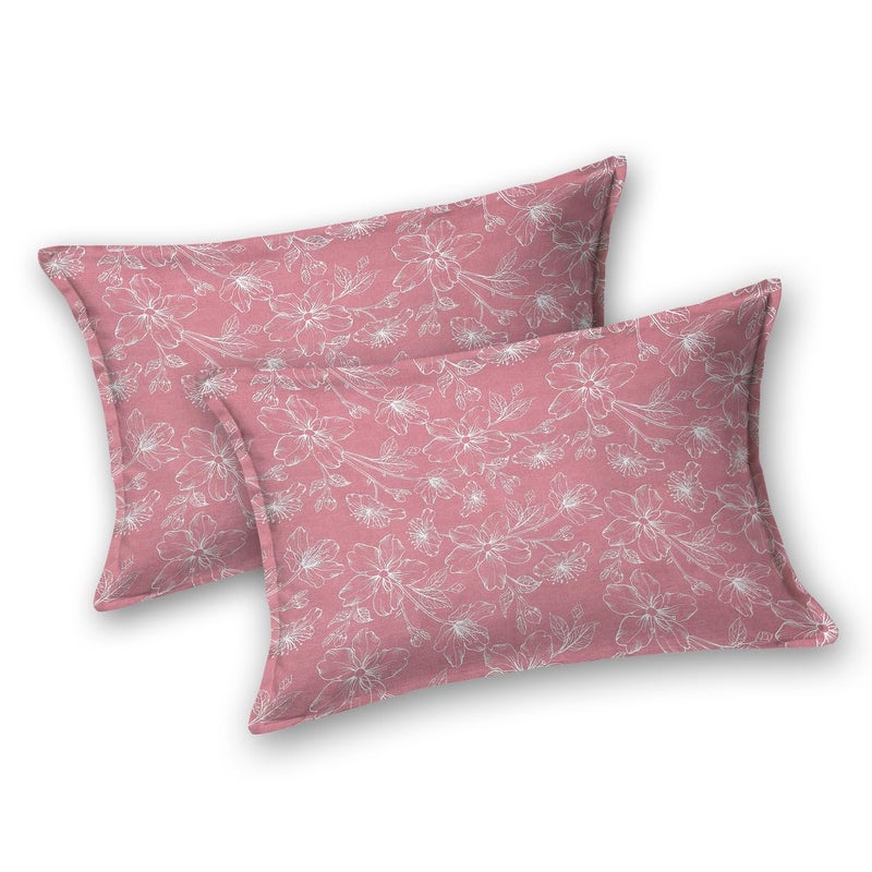 Cosy CORNER ملاءة سرير كوين 100% قطن من كوزي كورنر لحجم مزدوج، ملاءة سرير 280 TC لحجم مزدوج مع 2 غطاء وسادة بحجم كينغ - Image 4