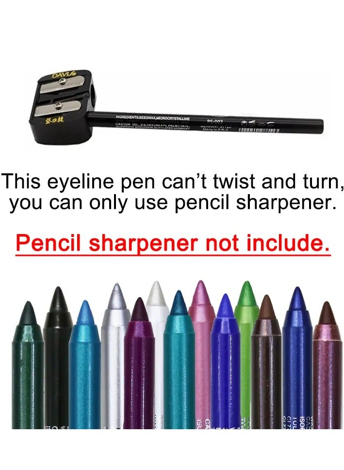 Goolsky Eyeliner Pencil Makeup Eye Cosmetics Colourful Pigment Long Lasting Waterproof - Image 4