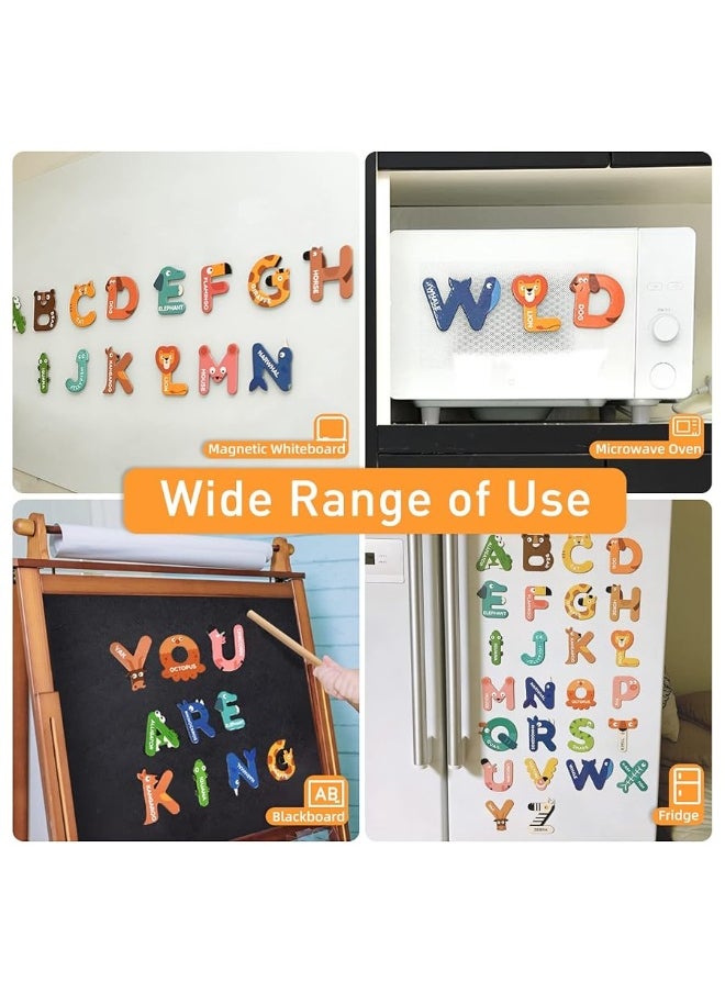 MiDeer Mideer Large Magnetic Letters Alphabet Magnets for Kids ABC Magnets Refrigerator Magnets ABC Learning for Toddlers Kids Magnets for Fridge Preschool Learning  Educational Toys for 3 Year Old  - Image 1