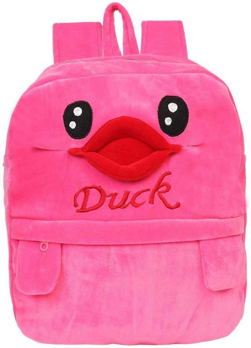 blue tree Kids School Bag Soft Plush Backpack Cartoon Bags Mini Travel Bag for for Girls Boys Toddler Baby Konggi Rabbit & Duck - Image 3
