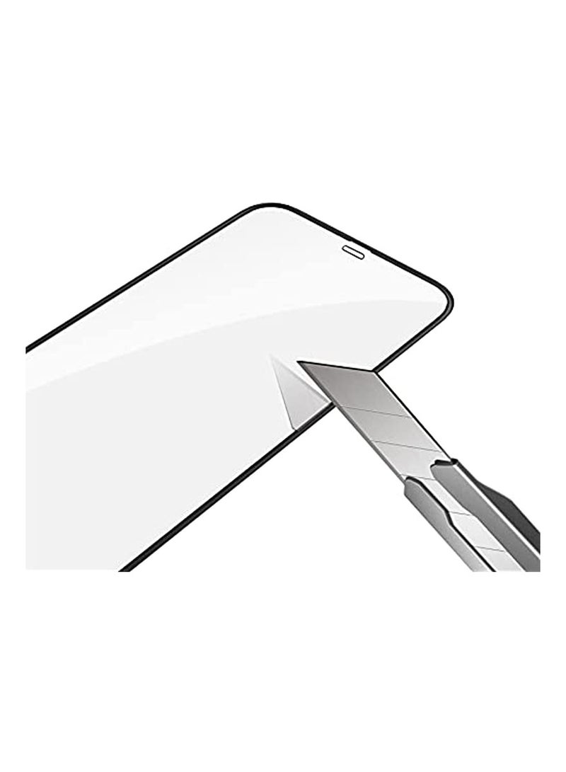 واقي شاشة iPhone 11 Pro، واقي شاشة من الزجاج المقوى 5D 9H لهاتف iPhone 11 Pro مقاس 5.8 بوصة، أسود شفاف - Image 3