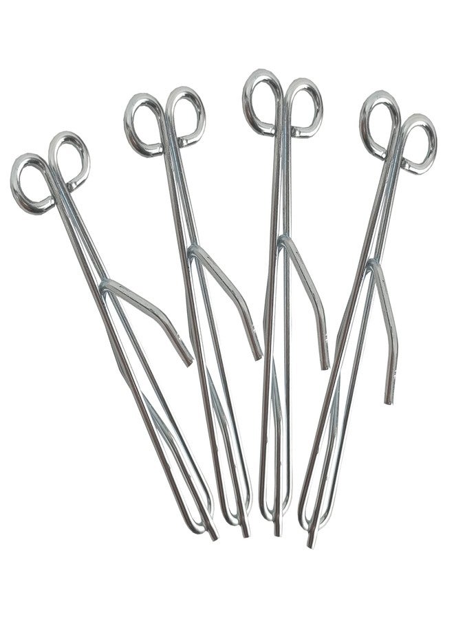 Kowibcl 50pcs 3 Inch Slip on Drapery Hooks Metal Curtain Hooks Slip on Drapery Hook Pins for Window Curtain, Door Curtain, Shower Curtain and Drapes - Image 3
