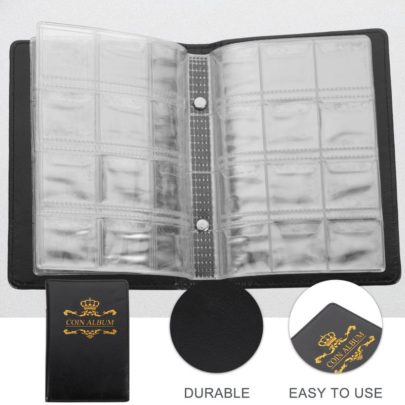 Collection Book PU Cover Album Decorative Storage Book Collection Organizer - Image 4