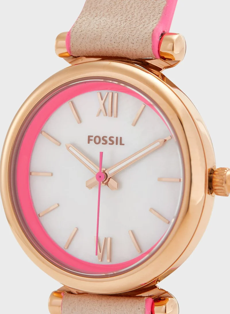 FOSSIL ES4833 Carlie Mini Analog Watch