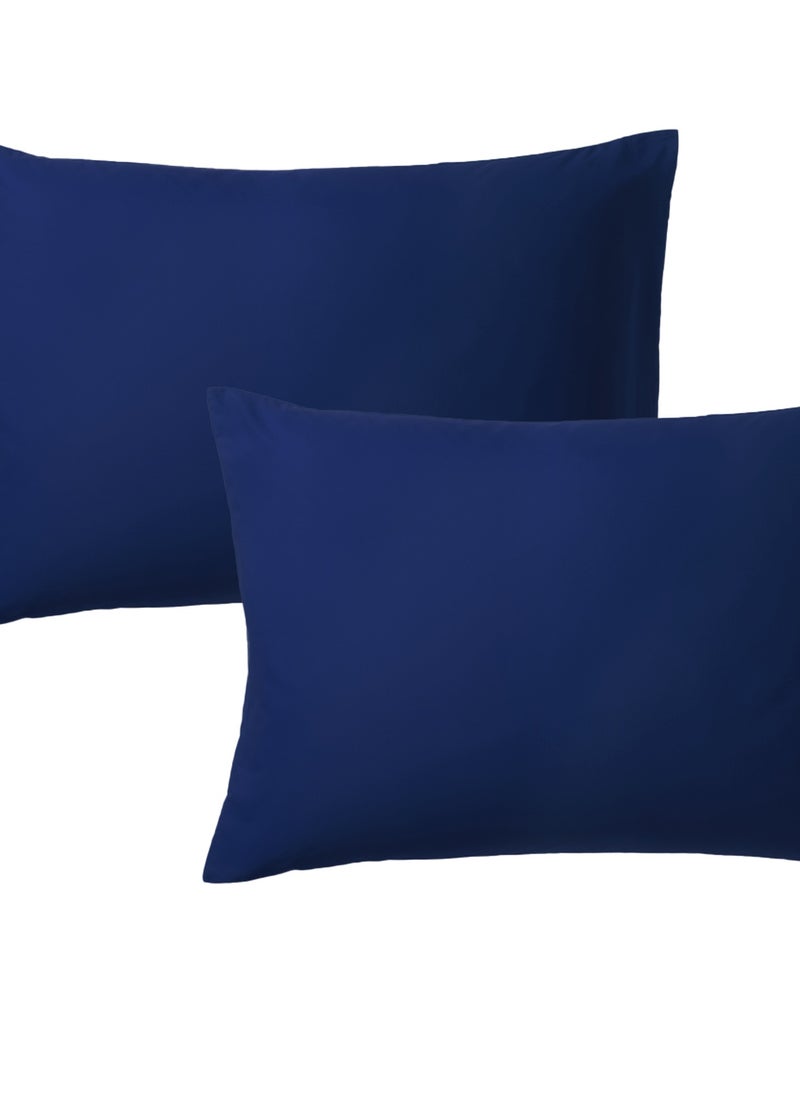 Infinitee Xclusives Premium Blue King Pillow Cases - 2 Piece Set Pillow Cover - Soft Brushed Microfiber Fabric - Pillow Cases Standard Size (20x40 Inches) by Infinitee Xclusives 