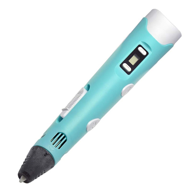 Generic LED Display ABS Printing Pen (Blue) - Image 2