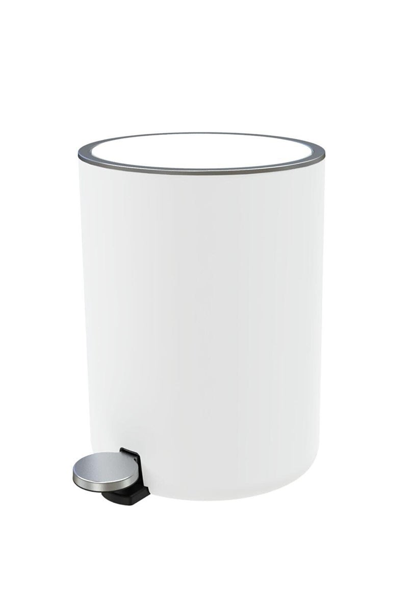 Primanova Lenox 5 Lt Pedal Bin White