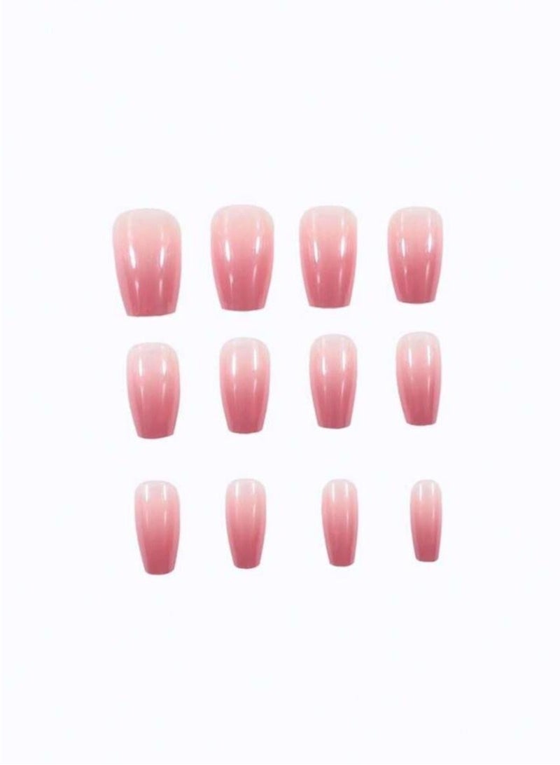 GlamKit Gradient nails in peach colors, 24 pieces - Image 4