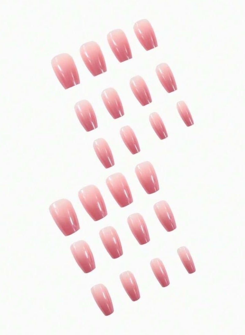 GlamKit Gradient nails in peach colors, 24 pieces - Image 3