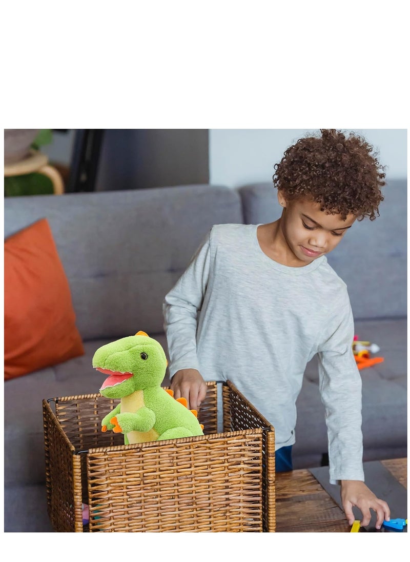 KASTWAVE Cute Dinosaur Stuffed Animals Plush Toys,9.84 Inch Tyrannosaurus Plushies,Great Birthday Gifts for 3 4 5 6 7 8 Year Old Boys Girls (Dinosaur)  - Image 4