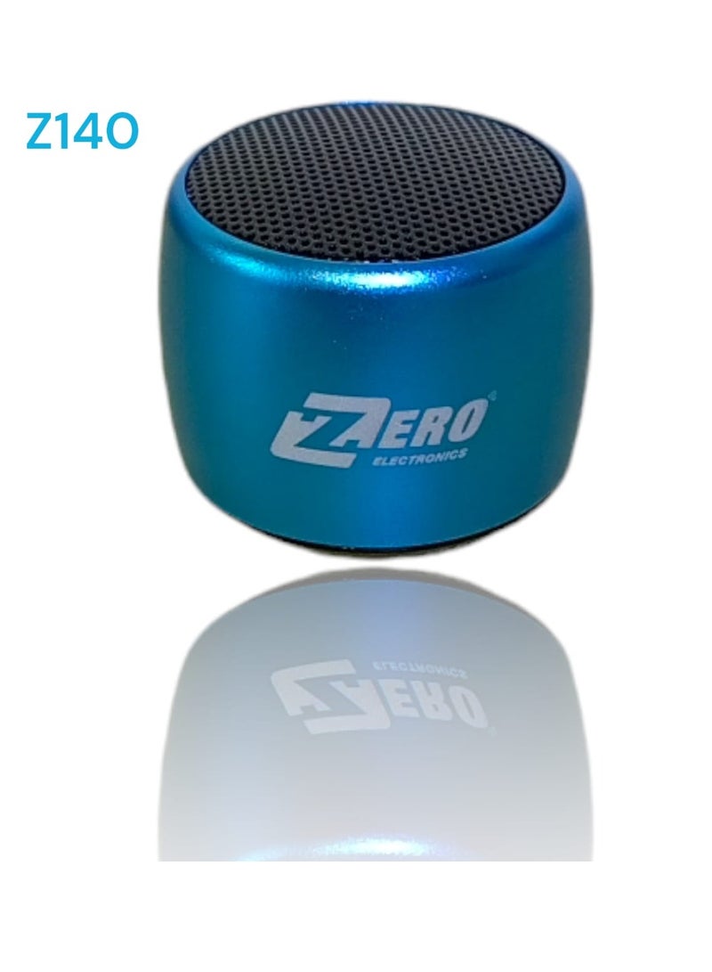 زيرو Z140 مكبر صوت بلوتوث محمول صغير أزرق - Image 1