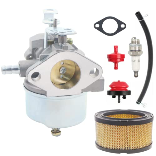 ANTO 632370A Carburetor Carb for Tecumseh 632370 632110 HM100 HMSK100 HMSK90 Snow Blower with Air Filter Spark Plug Fuel Hose Kit - Image 1