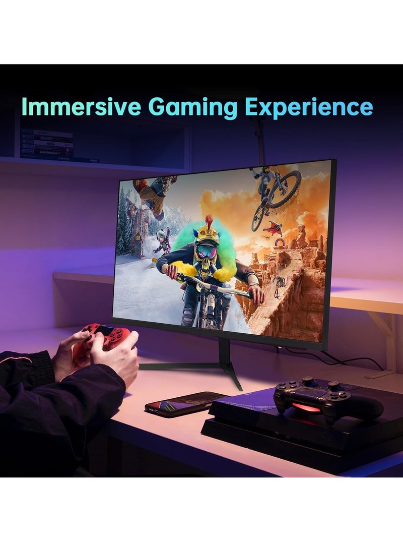 Ahuamty 24" 165Hz Gaming Monitor, 23.8Inch FHD(1920x1080p), 1ms, Freesync and Gync Compatible, MPRT, HDR10, 125% SRGB, HDMI,DP, Eyecare, Vesa Support, Tilt, Fast IPS Computer Monitor - Image 4