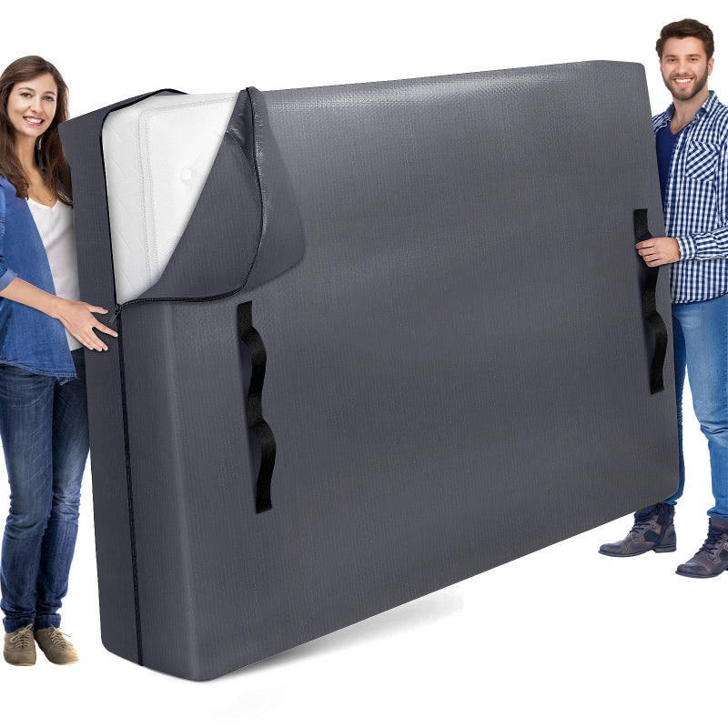 StorageRight Mattress Bags for Moving, Queen Size - Extra Thick Mattress Cover for Moving with Handles and Zipper, Heavy Duty Queen Mattress Bags for Storage, Reusable Mattress Storage Bag, Moving Bag - Image 1