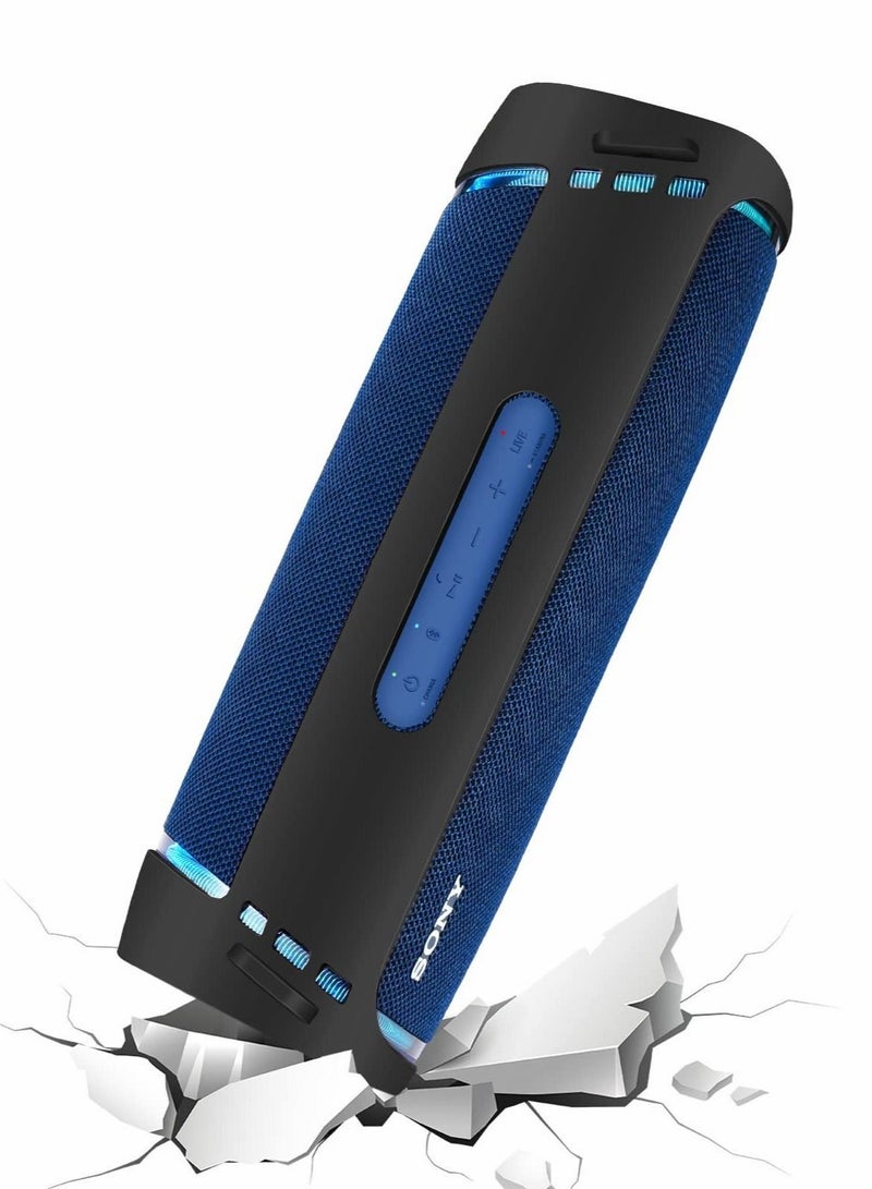 Captaintech Silicone Case with Shoulder Strap for Sony SRS-XB43 Extra BASS Speaker - Image 3