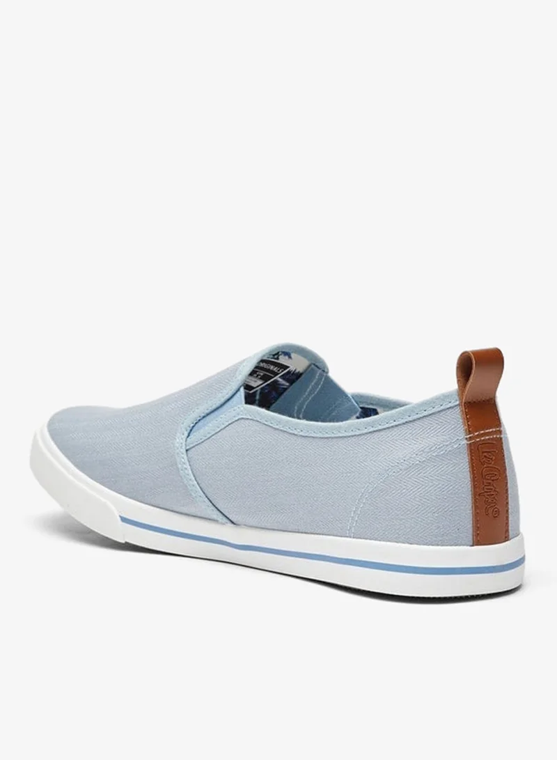 لي كوبر سنيكرز رجالي سهل الارتداء بنقوش مع ألسنة سحب