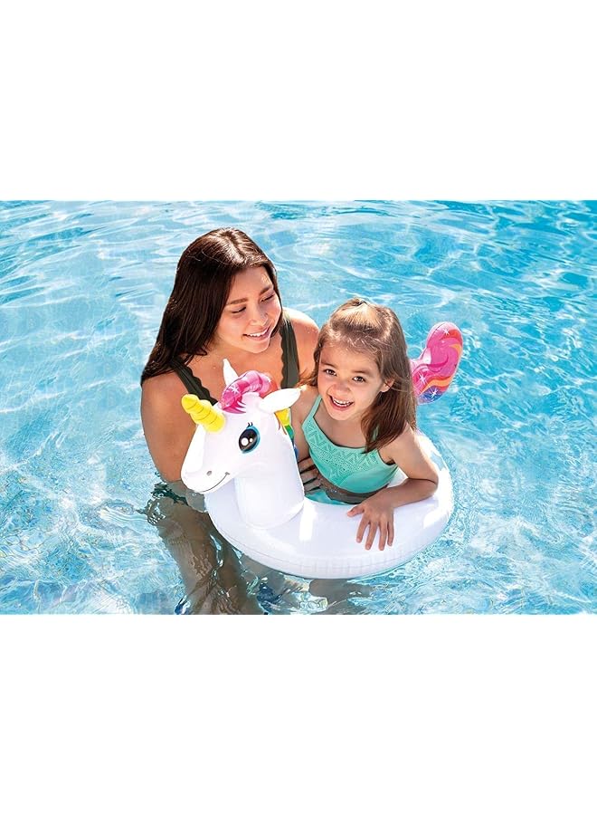 انتكس أنبوب سباحة على شكل حيوان كبير 42 بوصة × 23 بوصة للأطفال من سن 3 إلى 6 سنوات - Image 1