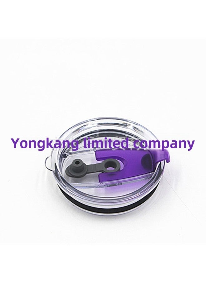 Creative 30oz Ice Bar Glass Cup Straw Cap 20oz Yeti Cup Lid Logo Customizable Daily Kitchen Drinking Utensils-Color:Purple-Capacity:20oz - Image 1