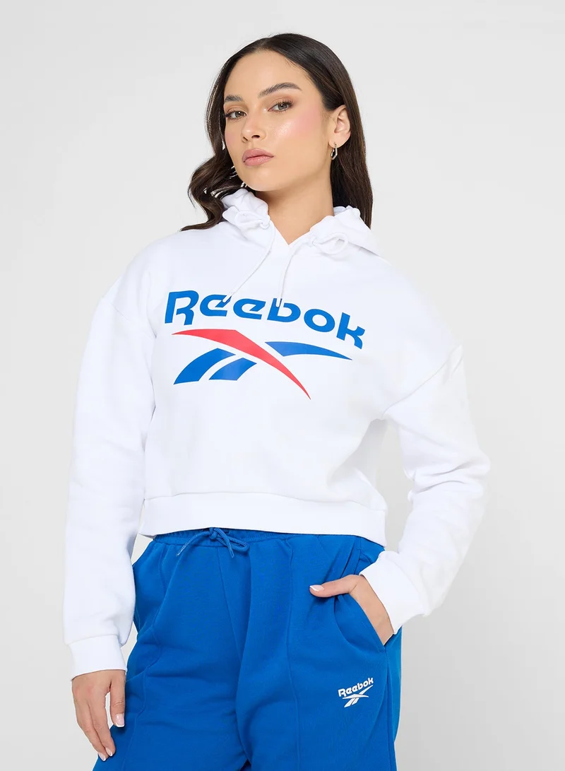 Reebok Marlowe 2 Col Logo Oversized Hoodie