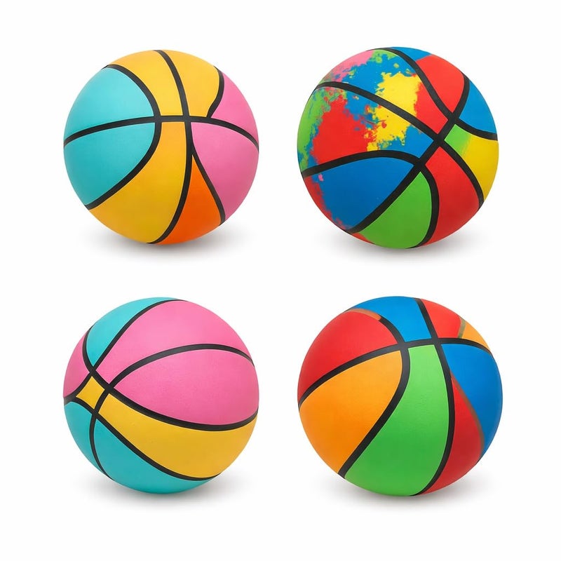 SHAKTISM Hi-Bounce Sports Balls, 6 cm, Rubber Bouncing Handballs Set Pack of 4 Random Colour - Image 5
