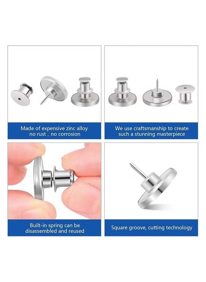 12 Sets Button Pins for Loose Jeans, No Sew and No Tools Instant Replacement Snap Tack Pant Button, Ceryvop Reusable and Adjustable Metal Pants Button Tightener  - Image 5