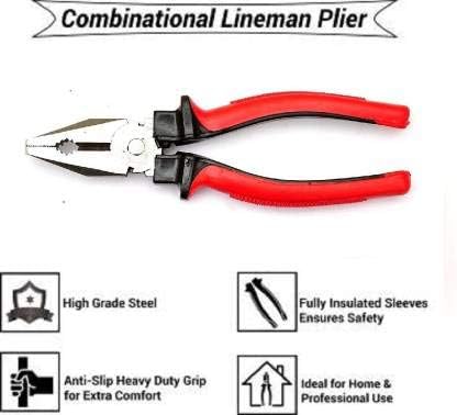 Generic Hand Tool Kit (Combination Plier 8-inch, Line Tester, 2in1 Screwdriver) 3-Pcs. Combo Hand Tool Kit  - Image 5