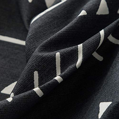 SUSYBAO 100% Cotton Pillowcases King Size Set of 2 Black Aztec Geometric Bed Pillow Covers Envelope Closure End Pillow Protectors Luxury Quality Soft Breathable Comfortable Easy Care, 20 in x 36 in - Image 4
