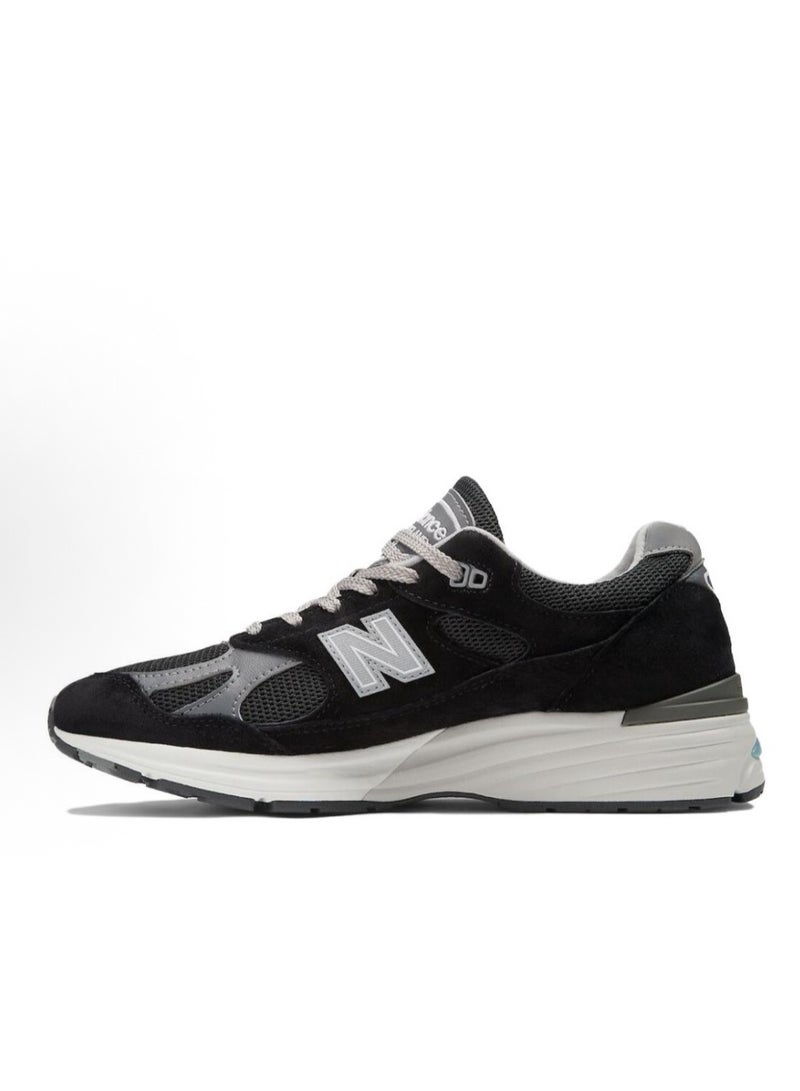 New Balance 991 Casual Athlesiure/Colorblock Sneakers Shoes Dark black For Men/Women/Students  - Image 1