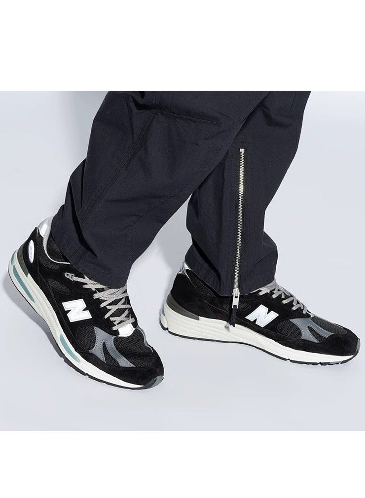 New Balance 991 Casual Athlesiure/Colorblock Sneakers Shoes Dark black For Men/Women/Students  - Image 3