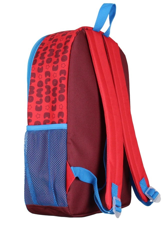 INTIMO Sesame Street Elmo Loves You Star Dual-Compartment Front Pocket Backpack Bag - Image 3