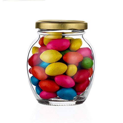 Brezzycloud Glass Kitchen Jar Set - 400 Ml, 6 Pieces, Multicolor - Image 2