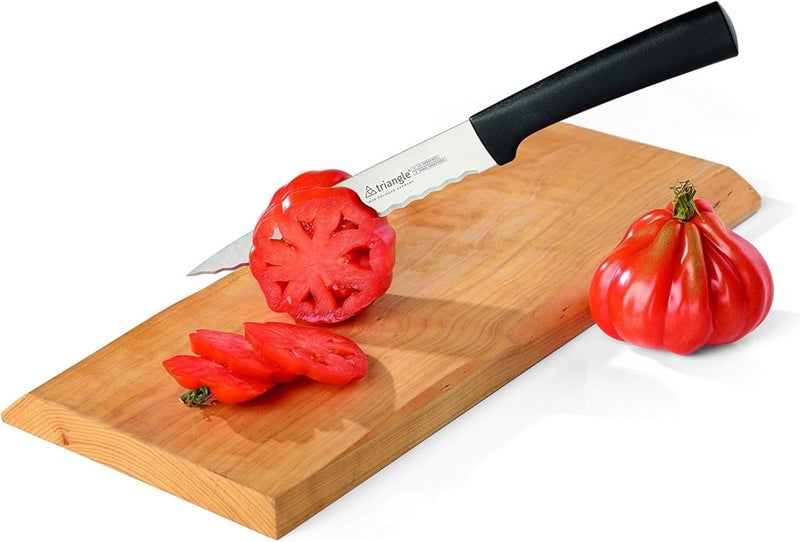 triangle Kitchen Knife - 6” Wavy Edge Stainless Steel Blade - Lightweight, Balanced Handle - Dishwasher Safe - Made in Germany - Image 3