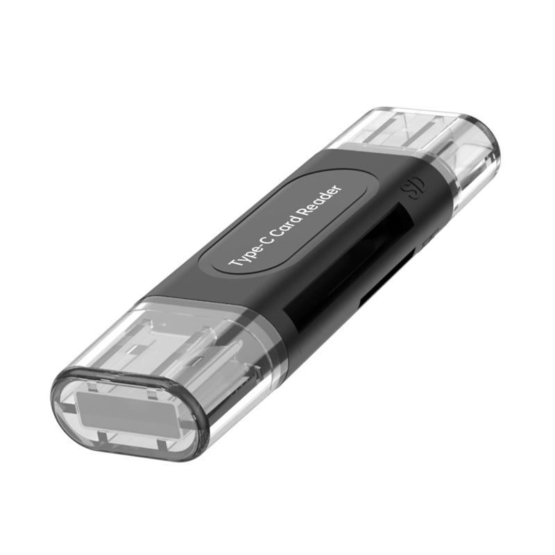 USB C SD TF Card Reader 128GB Travel Friendly Shockproof No Software Needed - Image 2