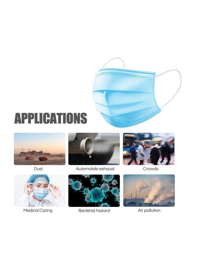 NIBEMINENT 50-Piece 3-Layer Disposable Mask Set - Image 4