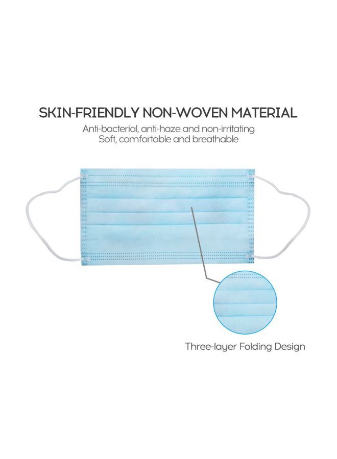 NIBEMINENT 50-Piece 3-Layer Disposable Mask Set - Image 3