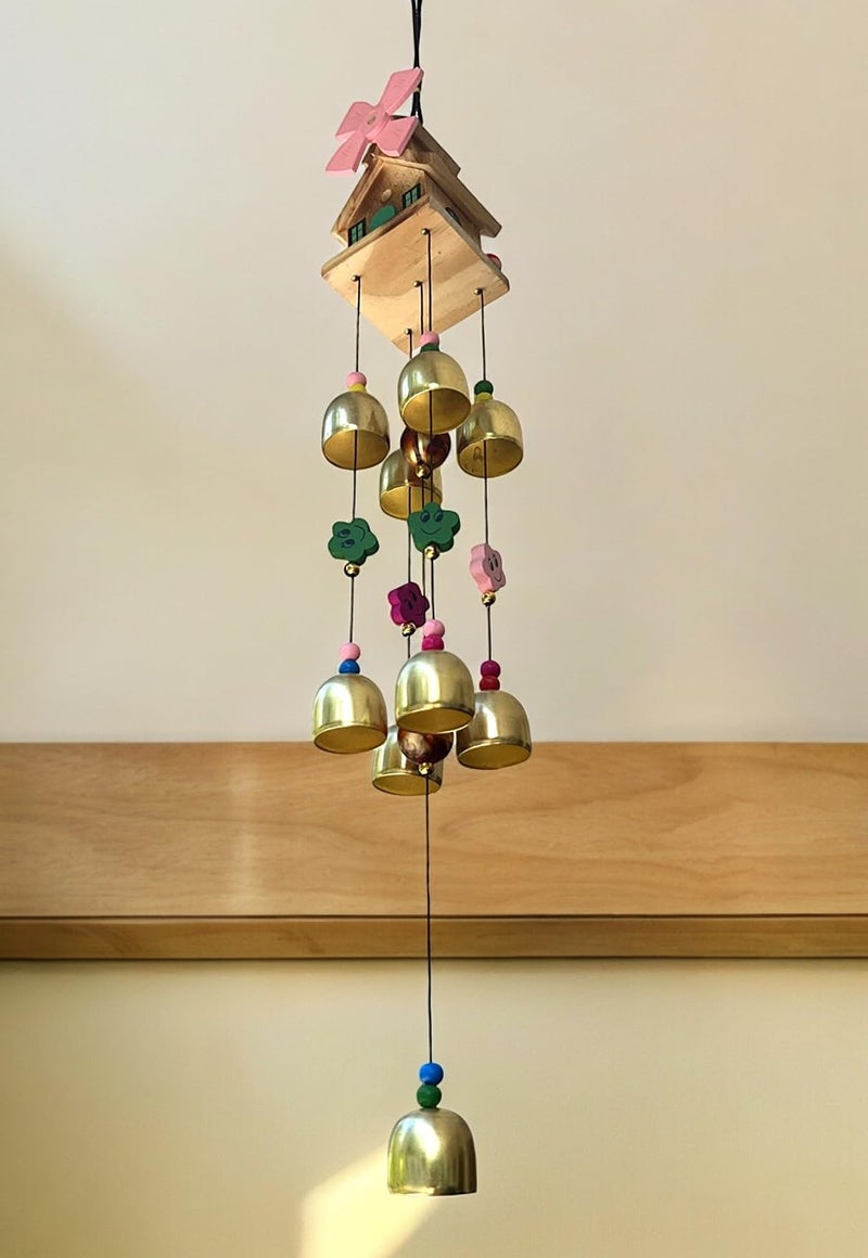 MOOZ Fengshui Wind Chimes for Home | Positive Energy & Vastu Protection | Hanging Decorative Items for Balcony, Entrance & Living Room | Indoor Outdoor Wind Bells | Good Luck & Spiritual Gift - Image 2