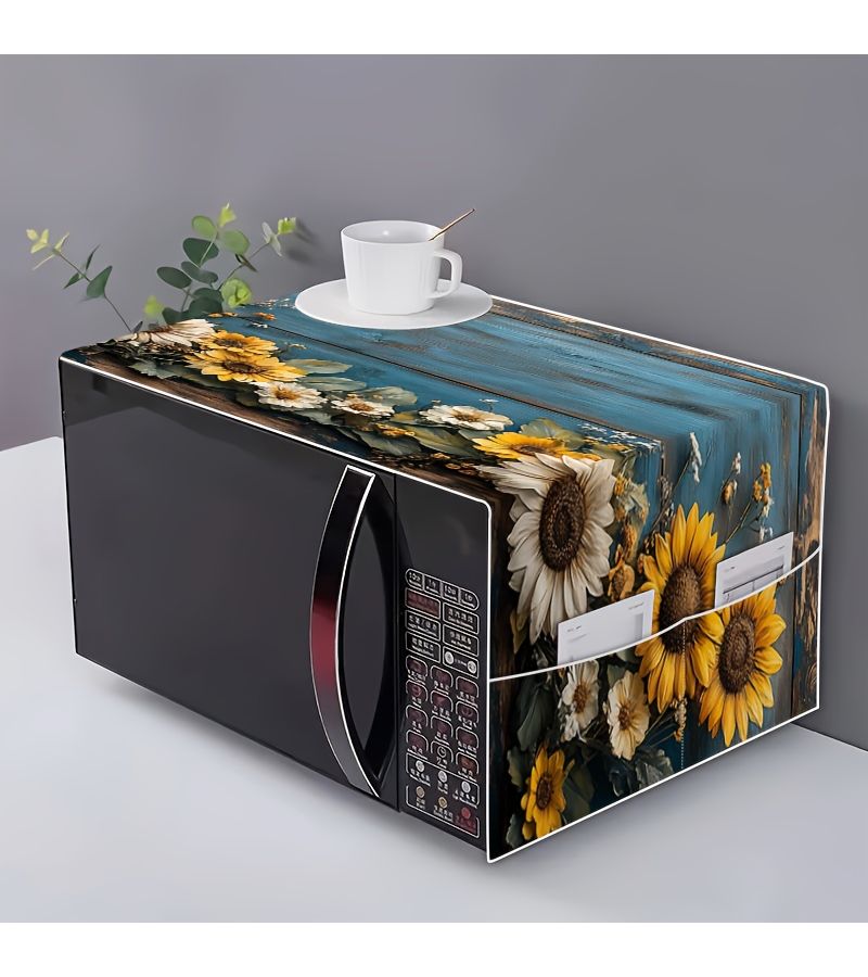 Vintage Floral Forest Refrigerator Cover Cloth With Storage Bag 53x130cm For Single And Double Door Models - Image 3