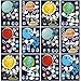 DaiUni 24 Sheets 82759 Make Your Own Space Stickers for Kids Toddlers Make a Face Stickers for Kids Party Favors Activities - Image 3