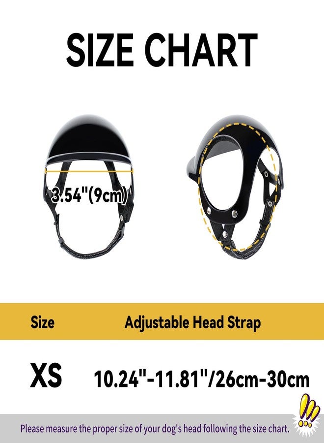Billionchains Extra Small Dog Helmet with Cute Dog Goggles, Protects Eyes & Head from Impact, Ideal for Puppy Riding/Outdoor Activities/Halloween Cosplay, White - Image 4