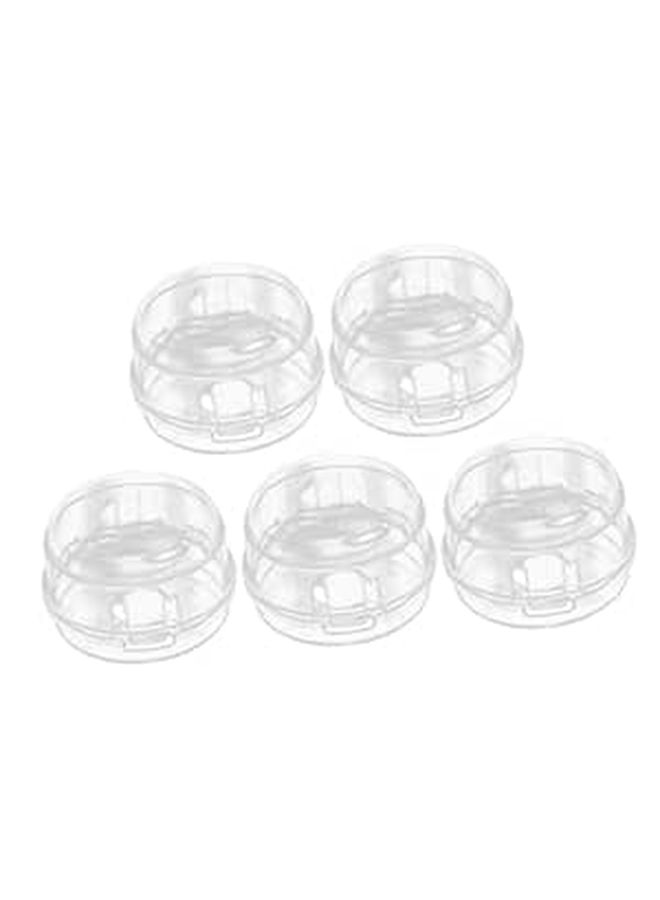 Clear Stove Knob Covers 5 Pack Durable Protectors for Gas Ovens - Image 1