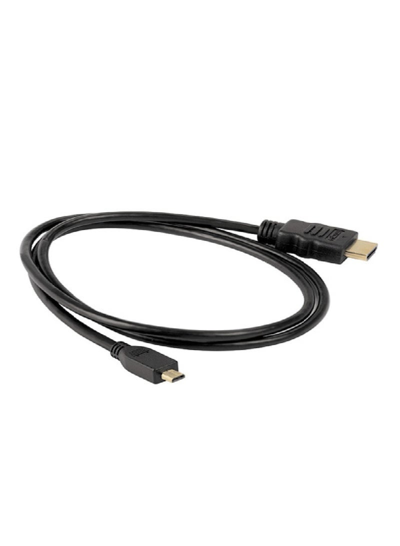 Bukela Micro HDMI to HDMI Cable (1.5m), Male to Male, 4K UHD Compatible – High-Speed Video & Audio Transmission - Image 3