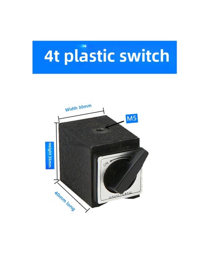 Switch Type Magnetic Seat Wire Cutting Magnetic Watch Seat Bottom Seat Magnet Seat Magnetic Watch Seat V-shaped Iron 1-way-Color:12t (120x50x55) Grinding Top Aluminum Alloy Switch  - Image 4