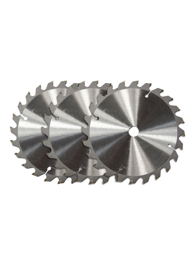 NIBEMINENT 3-Piece TCT Circular Saw Set Silver  - Image 1