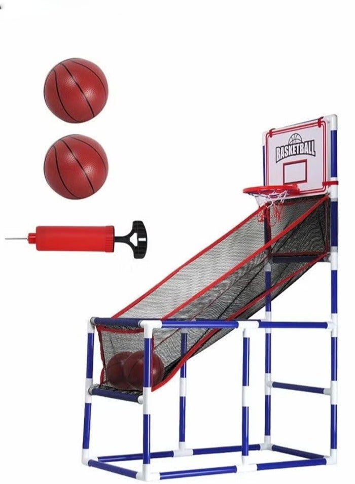 كيلا لعبة كرة السلة الدائرية - ألعاب الطابق السفلي - كرة السلة الدائرية للأطفال - لعبة كرة السلة مع نظام تدريب على الكرة - مضخة هواء متضمنة - ألعاب رياضية داخلية للأطفال - ممتعة ومسلية - Image 1